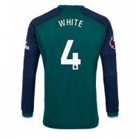 Arsenal Benjamin White #4 Replica Third Shirt 2023-24 Long Sleeve